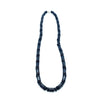 Magnet Mala magnetic bead bracelet, dark blue loop with evenly spaced beads