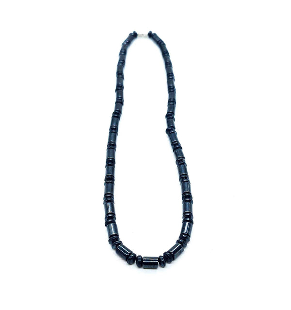 Magnet Mala magnetic bead bracelet, dark blue loop with evenly spaced beads