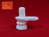 Marble Shivling White 3 Inches