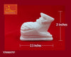 Marble Nandi White 2.5 Inch - Achleshwar
