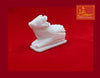White Marble Nandi 2 Inch