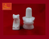 Shivling & Nandi White Marble - Achleshwar