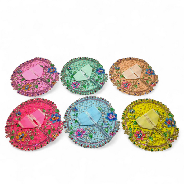 Laddu Gopal poshak/Dress | Bal Gopal Poshak Handmade Embroidered Dress with jhari Work Size 0 to 6