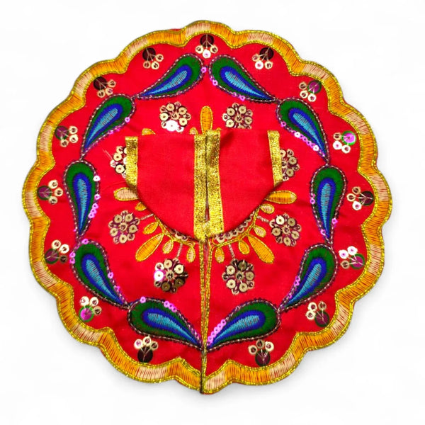 Laddu Gopal poshak/Dress | Bal Gopal Poshak Handmade Embroidered Dress with Stone & Jari Work Size 0 to 6 - Achleshwar