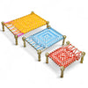 Metal Mini Charpai Bed for Laddu Gopal for 2 to6 No Laddu Gopal