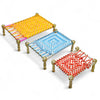 Laddu Gopal Metal Mini Charpai Bed for Bal Gopal - Achleshwar