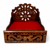 Achleshwar Laddu Gopal Sofa Cum Bed Wooden Storage for Krishna Ji Cloth