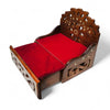 Laddu Gopal Sofa Cum Bed Wooden Storage for Krishna Ji Cloth - Achleshwar
