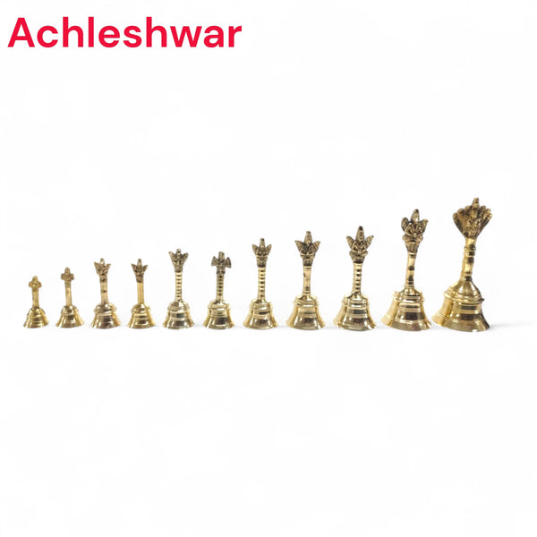 Pooja Garud Ghanti/Bell Pure Brass Garuda Ganti for Pooja Aarti - Achleshwar