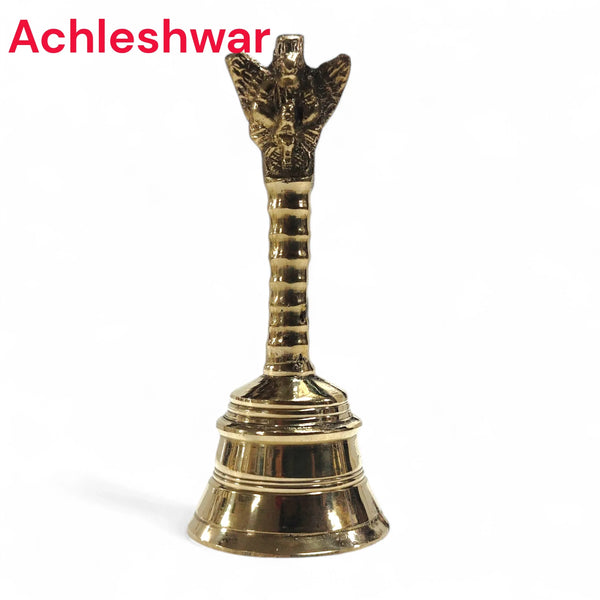 Pooja Garud Ghanti/Bell Pure Brass Garuda Ganti for Pooja Aarti - Achleshwar