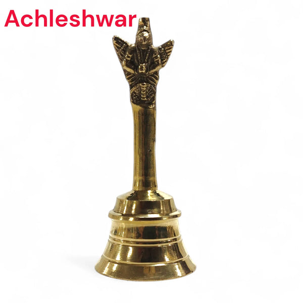 Pooja Garud Ghanti/Bell Pure Brass Garuda Ganti for Pooja Aarti - Achleshwar
