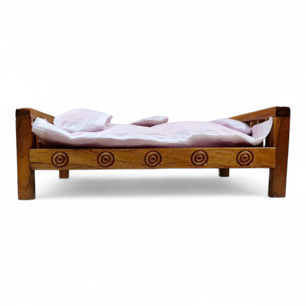 Sagwaan Wooden Bed for Laddu Gopal (NetBed) for 1 & 2 No Laddu Gopal