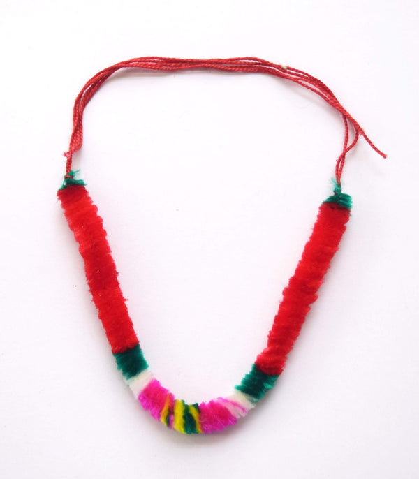 Pavitra ki Malafor Shreeji | Random Colours & Patterns | Traditional Thread Garland for Thakurji, Kanhaji, Deity Adornment in Shravan Maas Size 18 Inch