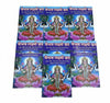 Set of Laxmi vrat katha book covers showing goddess on lotus and Hindi text