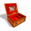 Velvet wooden Jhapi box for Laddu Gopal Ji accessories