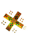 Traditional Chausar / Chaupad Game Toy for Laddu Gopal | Miniature Dice Board Game Set for Bal Gopal Idol Decoration (Copy) - Achleshwar
