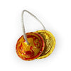 Manjeera Toy for Laddu Gopal | Small Divine Instrument for Krishna Idol | Miniature Pooja Accessory for Bal Gopal (1 Pair)