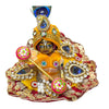 Small Metal Ghughra Toy for Laddu Gopal Ji & Radha Krishna Ji | Miniature Decor for God Idols (Copy) - Achleshwar