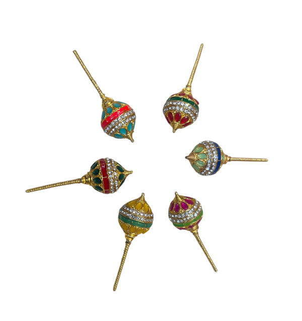 Small Gadafor Laddu Gopal Ji & Radha Krishna Ji | Miniature Decor for God Idols