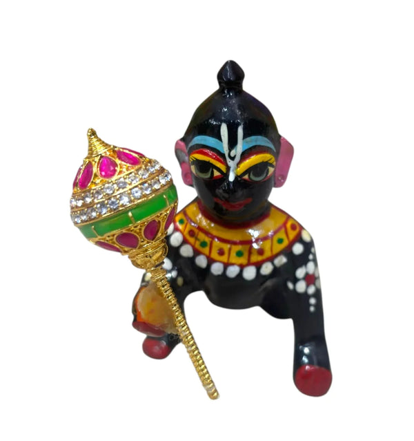 Small Gada for Laddu Gopal Ji & Radha Krishna Ji | Miniature Decor for God Idols - Achleshwar
