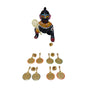 Small Badminton Toy for Laddu Gopal Ji & Radha Krishna Ji | Miniature Decor for God Idols - Achleshwar