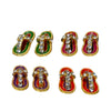 Laddu Gopal Small Chappal Toy for Krishna Ji | Miniature Slippers for Kanha Idol | Janmashtami & Mandir Decoration Accessory | Khilona for Bal Gopal Ji - Achleshwar