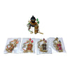 Laddu Gopal Dhanush Baan Toy | Small Bow-Arrow Toy for Kanha Ji | Janmashtami Radhaashtami Mandir Decor | Krishna Ji Miniature Khilona for Pooja Room - Achleshwar