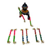 Laddu Gopal Small Dandiya Toy | Mini Dandiya Sticks for Kanha Ji | Krishna Janmashtami & Radha Ashtami Toy | Decorative Mandir Accessory - Achleshwar