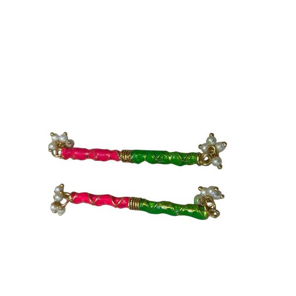 Laddu Gopal Small Dandiya Toy | Mini Dandiya Sticks for Kanha Ji | Krishna Janmashtami & Radha Ashtami Toy | Decorative Mandir Accessory - Achleshwar