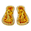 Laddu Gopal Small Chappal Toy for Krishna Ji | Miniature Slippers for Kanha Idol | Janmashtami & Mandir Decoration Accessory | Khilona for Bal Gopal Ji - Achleshwar