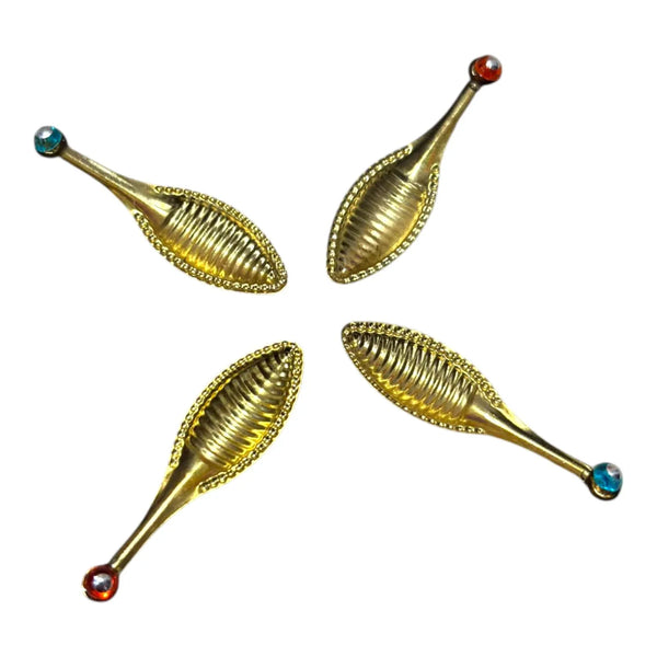 Laddu Gopal Chammach Toy | Miniature Spoon for Kanha Ji | Janmashtami, Radhaashtami & Mandir Décor | Bal Gopal Khilona for Pooja Room - Achleshwar