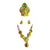 Laddu Gopal Jewellery Set – Mukut, Haar & Earrings Combo | Traditional Jewelry for Kanha Ji 6 no Size - Achleshwar