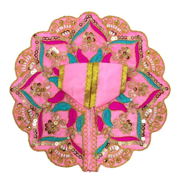 Laddu Gopal poshak/Dress | Bal Gopal Poshak Handmade Embroidered Dress with Stone & Jari Work Size 0 to 6 - Achleshwar