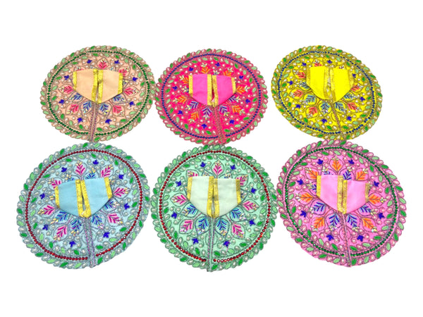 Laddu Gopal poshak/Dress | Bal Gopal Poshak Handmade Embroidered Dress with Stone & Pearl Work Size 0 to 6