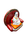 Mahaprabhuji Idol on Royal Singhasan | Marble Dust Pooja Murti for Mandir & Home Decor - Achleshwar