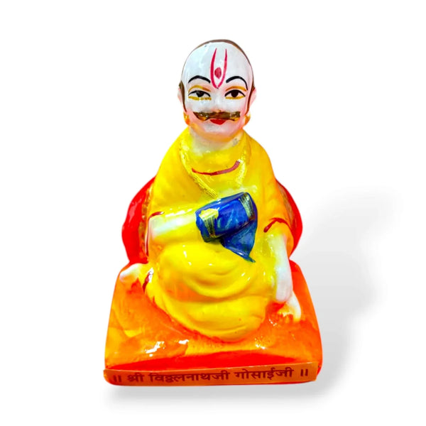 Shree Vitthalnathji gosai ji(Gusainji) Idol – Small Marble Dust Murti | Handcrafted Pushtimarg Idol for Puja & Gifting - Achleshwar
