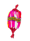 Pavitra ki Mala for Shreeji | Random Colours & Patterns | Traditional Thread Garland for Thakurji, Kanhaji, Deity Adornment in Shravan Maas Size 22 Inch - Achleshwar