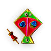 Miniature Kite Toy for Laddu Gopal | Small Accessory for Bal Gopal Idol | Handmade Kite Prop for Krishna Idol Decor - Achleshwar