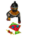 Miniature Kite Toy for Laddu Gopal | Small Accessory for Bal Gopal Idol | Handmade Kite Prop for Krishna Idol Decor - Achleshwar