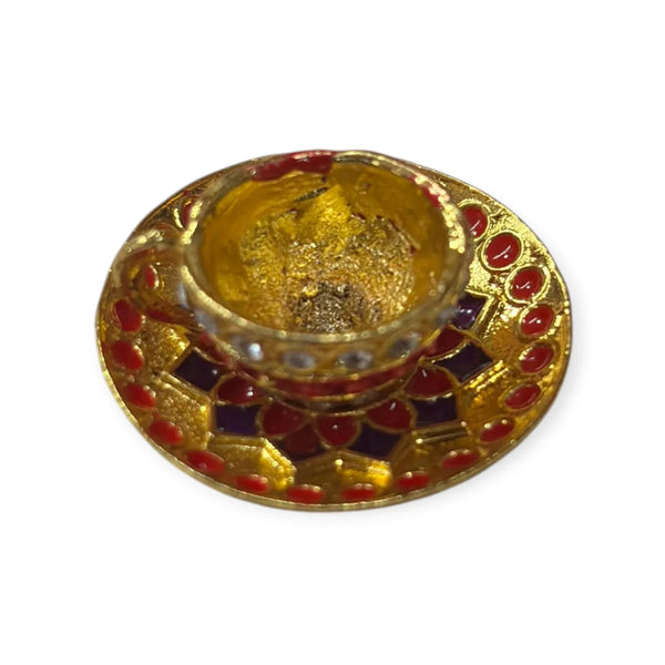 Laddu Gopal Small Cup Plate Toy for Laddu Gopal Ji & Radha Krishna Ji | Miniature Decor for God Idols - Achleshwar