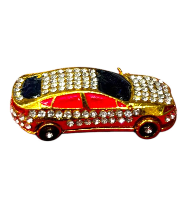Laddu Gopal Car Toy – Small Decorative Kanha Ji Toy for Laddu Gopal Ji & Radha Krishna Ji | Miniature Decor for God Idols - Achleshwar