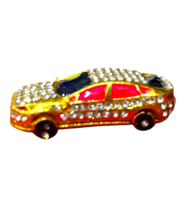 Laddu Gopal Car Toy – Small Decorative Kanha Ji Toy for Laddu Gopal Ji & Radha Krishna Ji | Miniature Decor for God Idols - Achleshwar