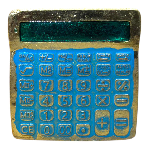 Small Metal Calculator Toyfor Laddu Gopal Ji & Radha Krishna Ji | Miniature Decor for God Idols