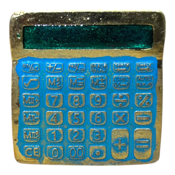 Small Metal Calculator Toy for Laddu Gopal Ji & Radha Krishna Ji | Miniature Decor for God Idols - Achleshwar