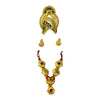 Laddu Gopal Jewellery Set – Mukut, Haar & Earrings Combo | Traditional Jewelry for Kanha Ji 1 no Size - Achleshwar