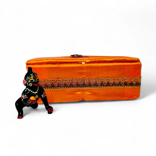 Bal Gopal Laddu Gopal Satan Jhapi Ji | Premium Padded Storage Box for Laddu Gopal Idol, Safe Keeping, Travel & Temple Use | Achleshwar