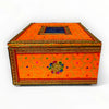 Wooden velvet Jhapi for Krishna Ji poshak and jewellery storage