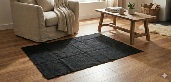 Black Woolen Pooja Aasan - Achleshwar