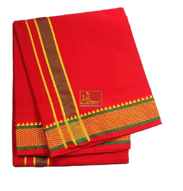 Pure cotton best quality Lungi Red colour - Achleshwar