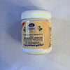 Chandan powder jar with white screw lid and cream label